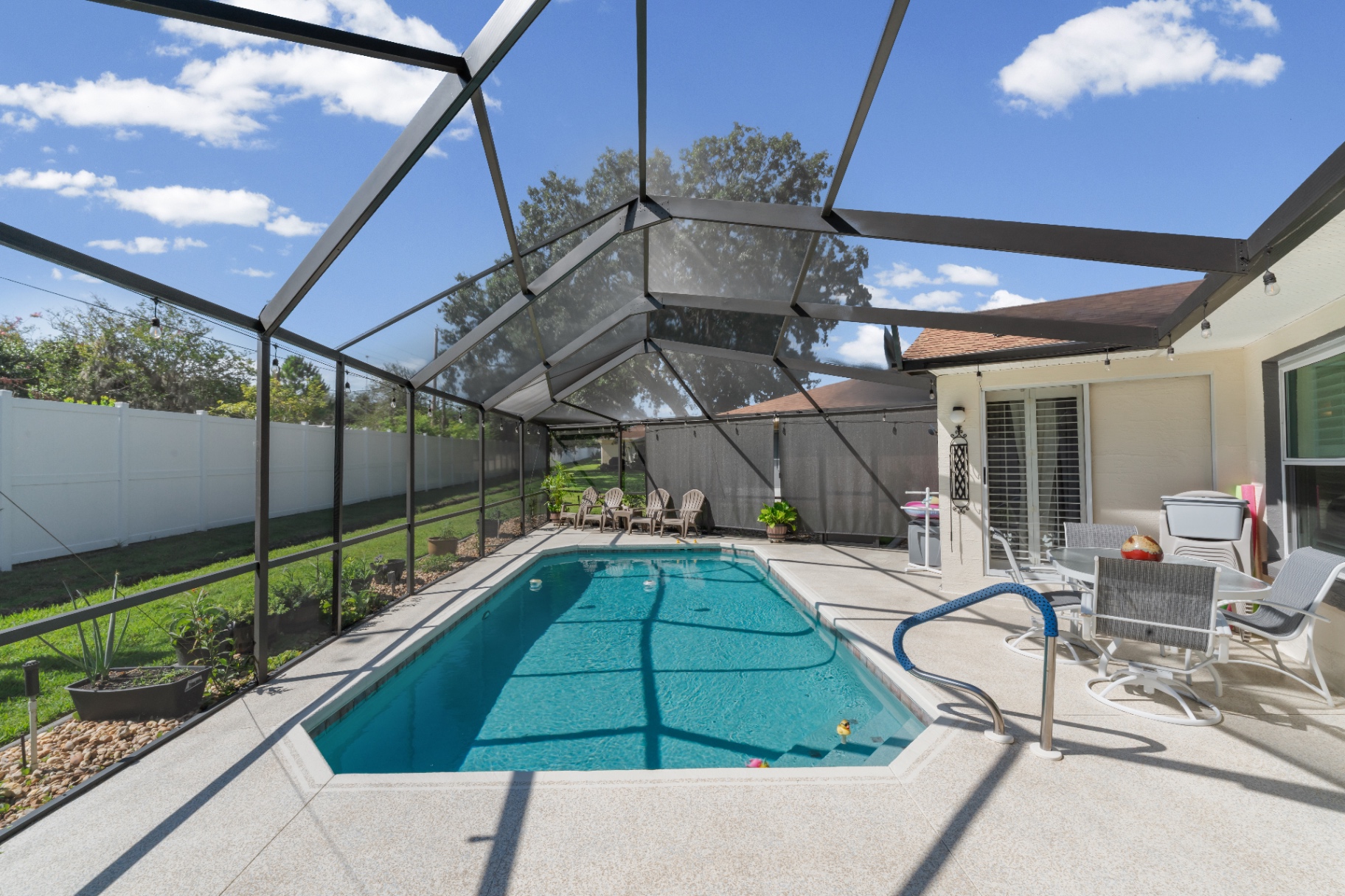 Pool view from the lanai